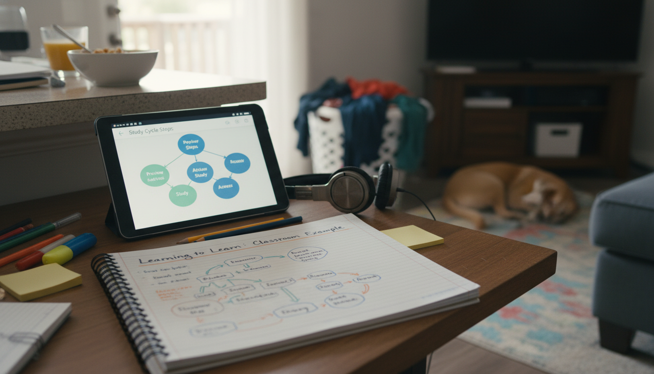 Learning to Learn: Classroom Example & Study Cycle