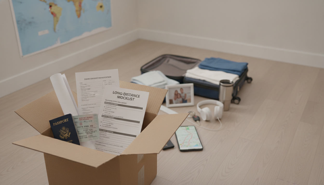 Long-Distance Moving Checklist: What to Do Before You Go